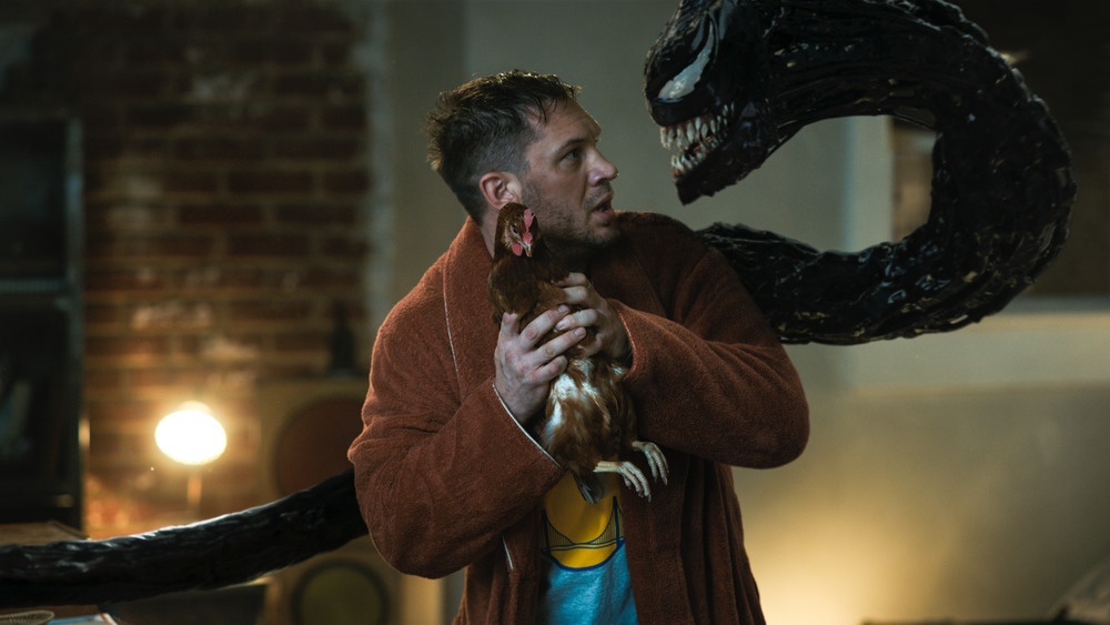 Tom Hardy stars as Eddie Brock and Venom in VENOM: LET THERE BE CARNAGE review