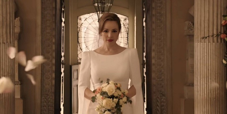 Christine Palmer (Rachel McAdams) and Charles (Ako Mitchell) wedding in Doctor Strange in the Multiverse of Madness