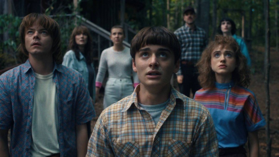 Stranger Things season 4 image of the group in the final episode