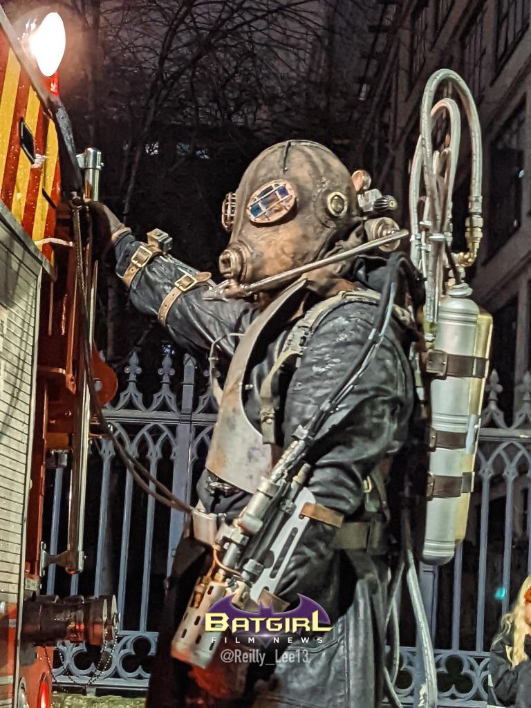 Brendan Fraser wearing the Firefly suit in HBO Max Batgirl