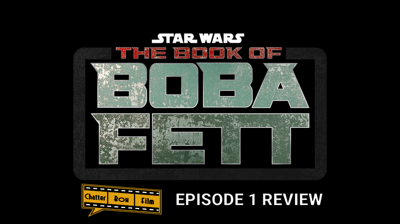 Title logo font for Disney Plus series the book of boba fett. Red and green