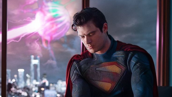 David Corenswet in the superman suit
