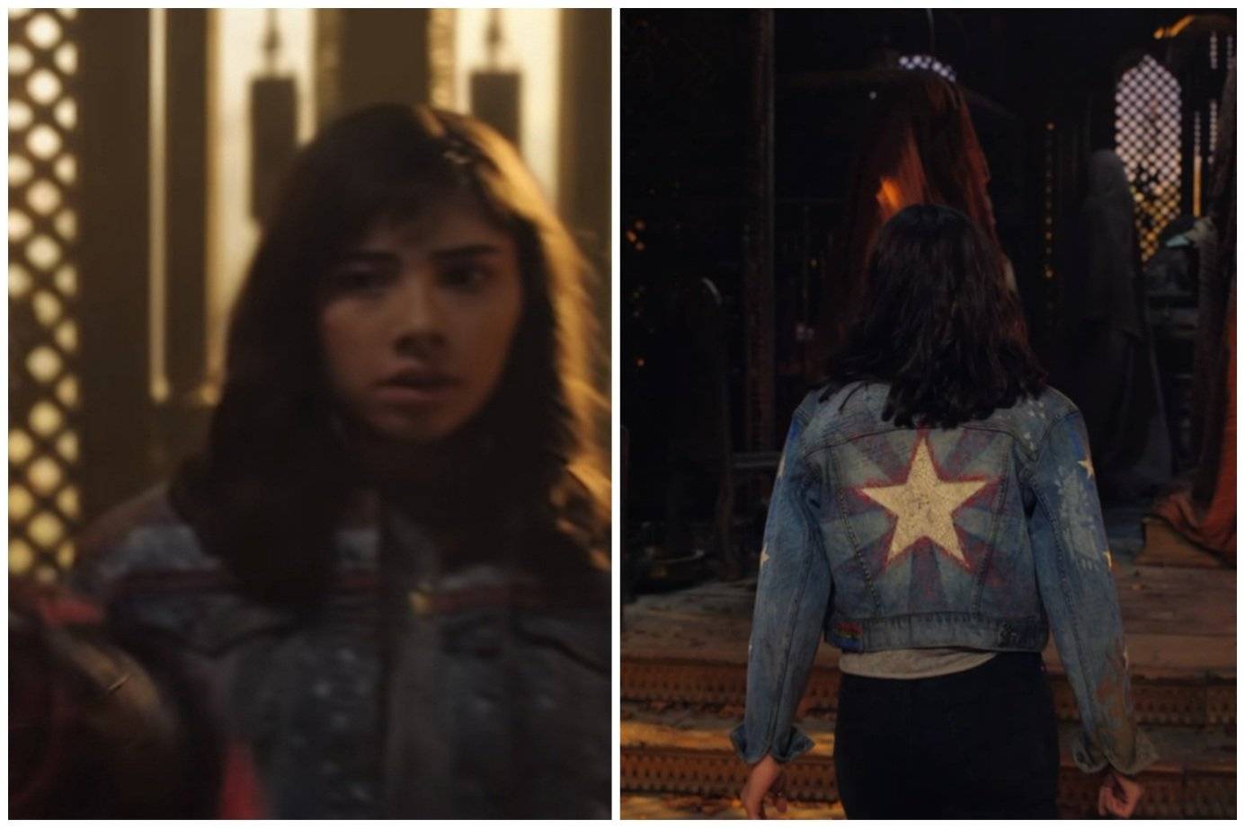 To illustrate America Chavez in the movie. Two images