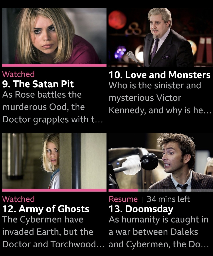 Doctor Who episodes from series 2, and episode 11 is missing featuring Huw Edwards