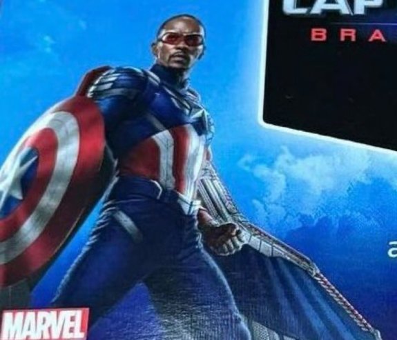 Sam Wilson suits up as Captain America