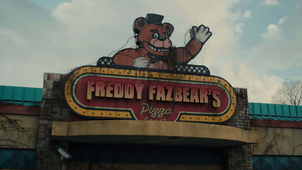 Entrance to Freddy Fazbear's pizza place