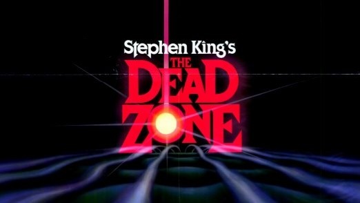 White Text: Stephen King, with the larger red font title The Dead Zone