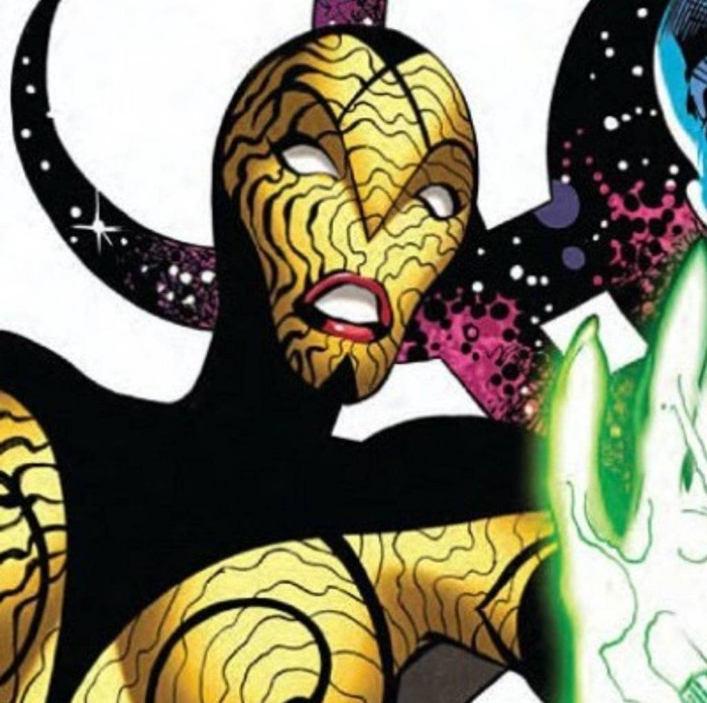 Infinity cosmic being statue Marvel character in Thor Love and Thunder