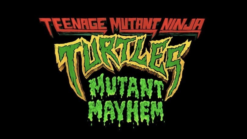 Red and green logo for TMNT: Mutant Mayhem