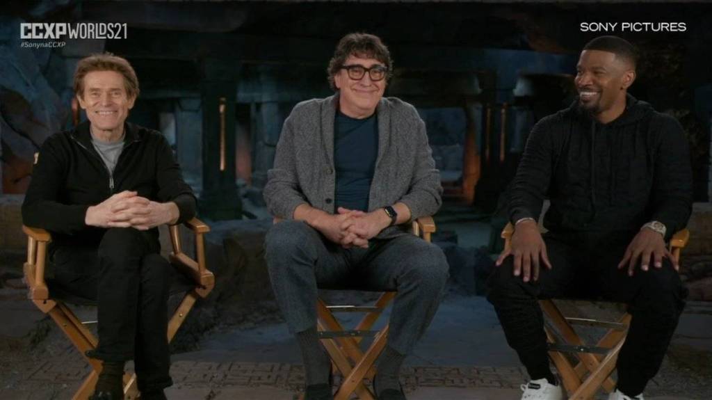 Willem Dafoe, Alfred Molina and Jamie Foxx