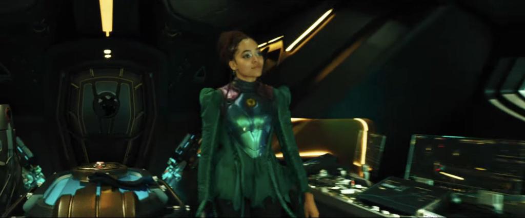 Quintessa Swindell as Cyclone in the Black Adam movie