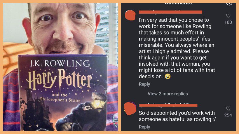 Nick Frost receives backlash for accepting role in Harry Potter series