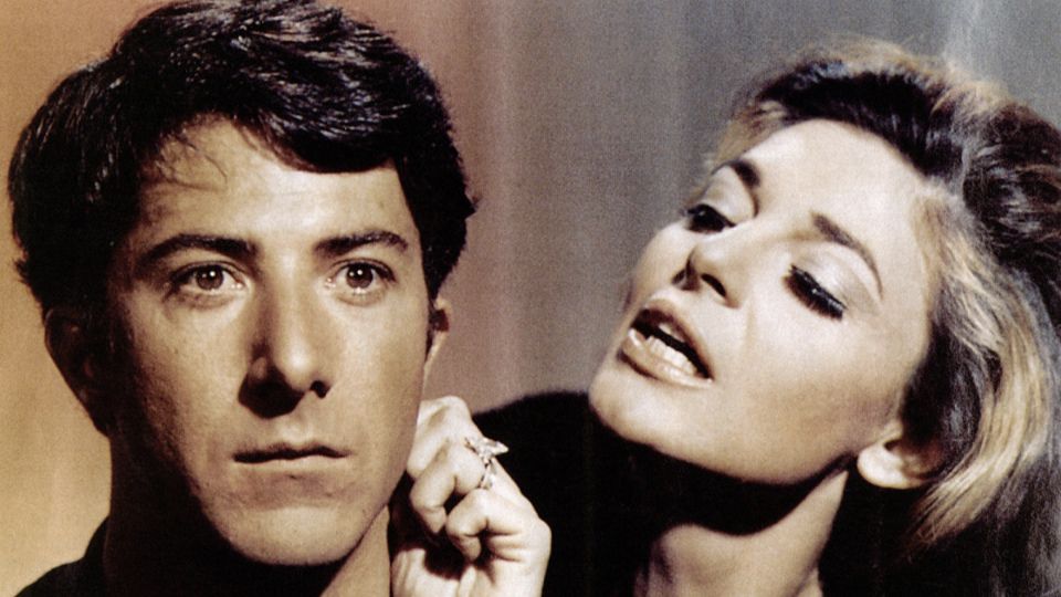 Dustin Hoffman and Anna Bancroft in the Graduate