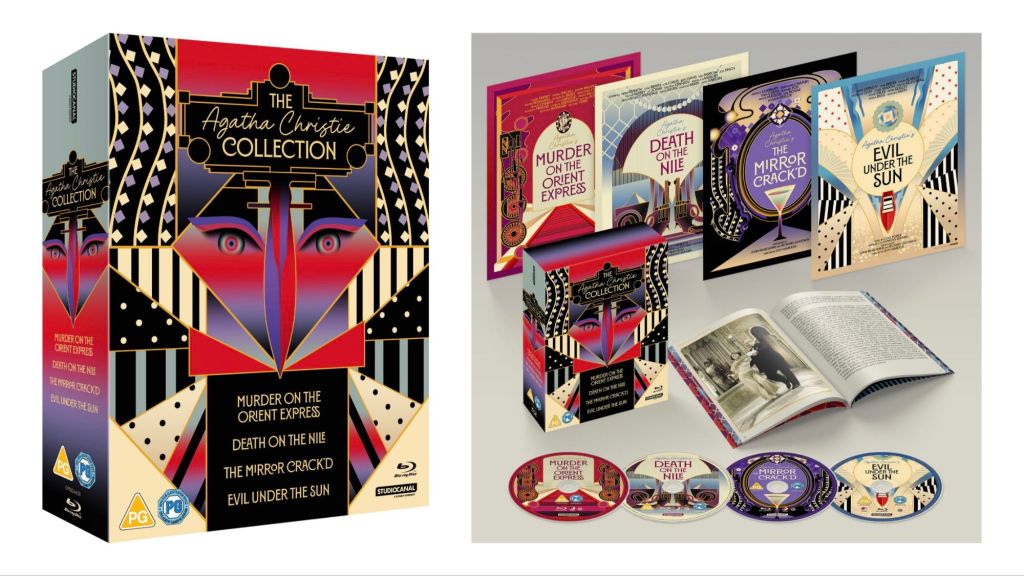 Packshots of the 4K restoration of The Agatha Christie collection