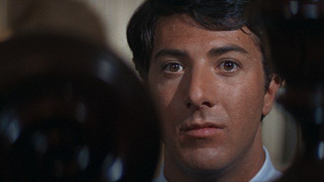 Dustin Hoffman in The Graduate film